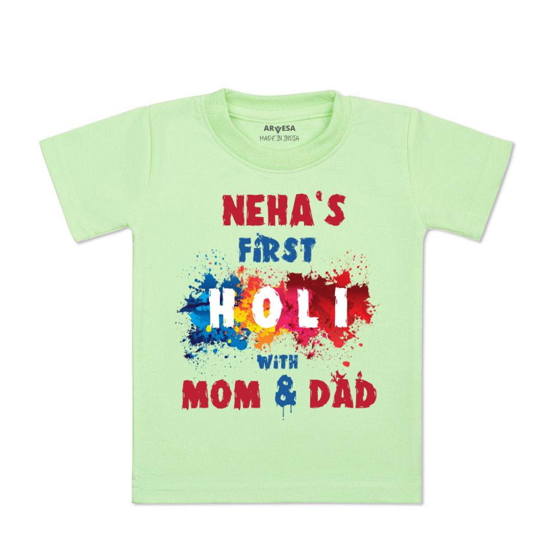 Arvesa My First Holi Baby Boy & Girl Dress
