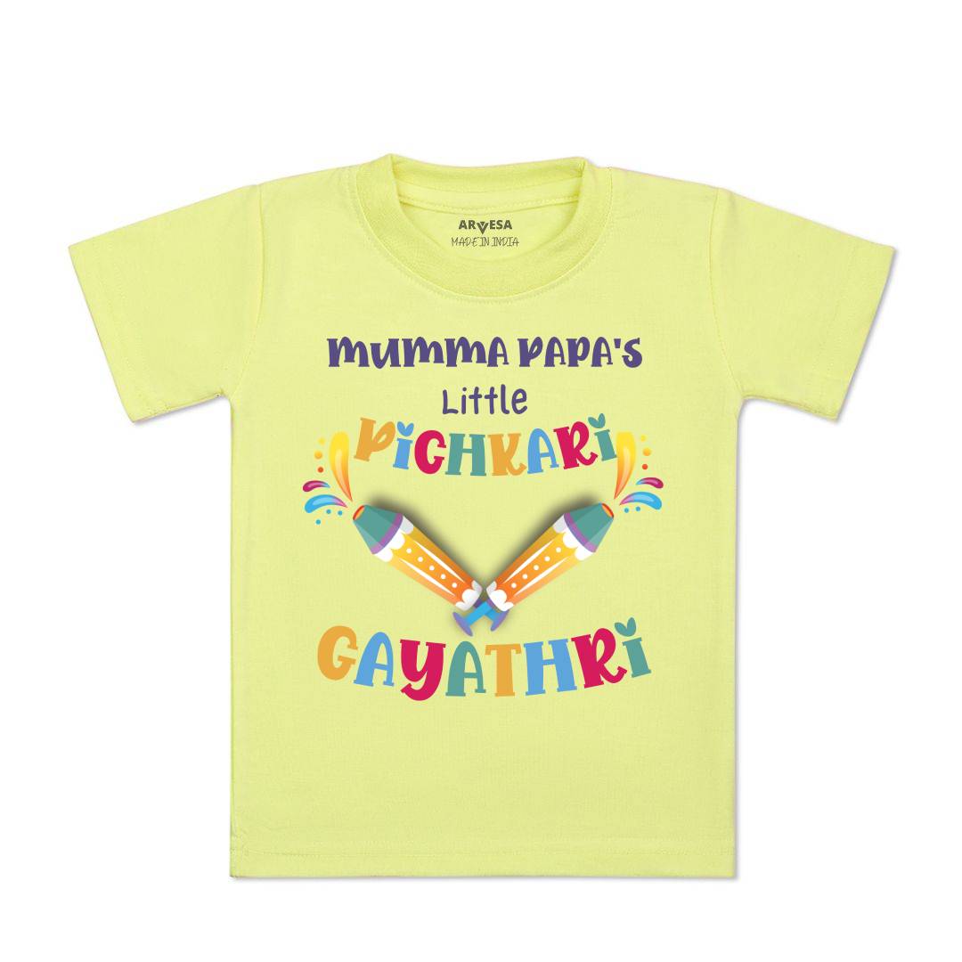 Arvesa Mummy Papa'S Little Pichkari Baby Boy & Girl Dress