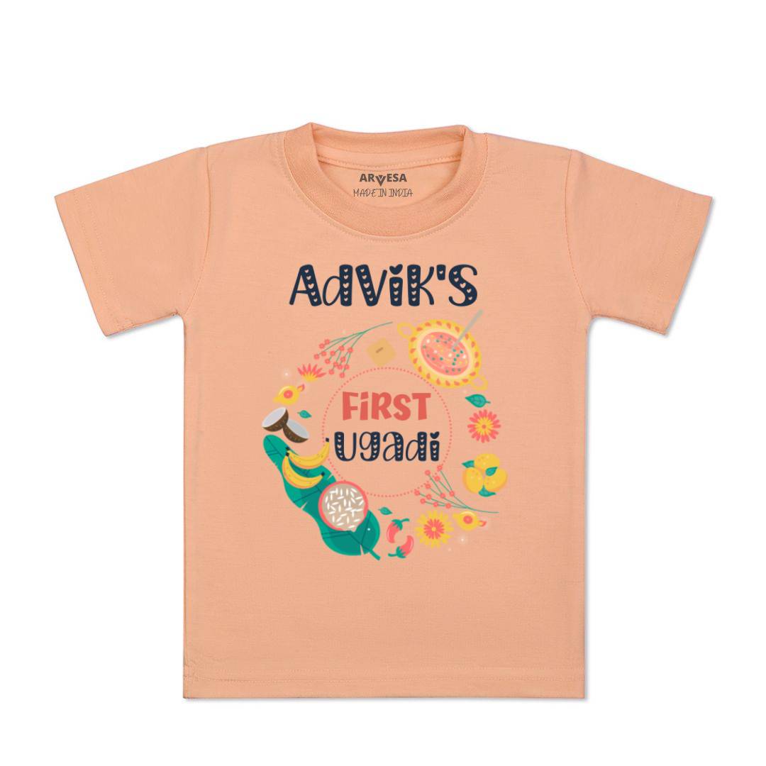 Arvesa My First Ugadi Baby Boy & Girl Dress