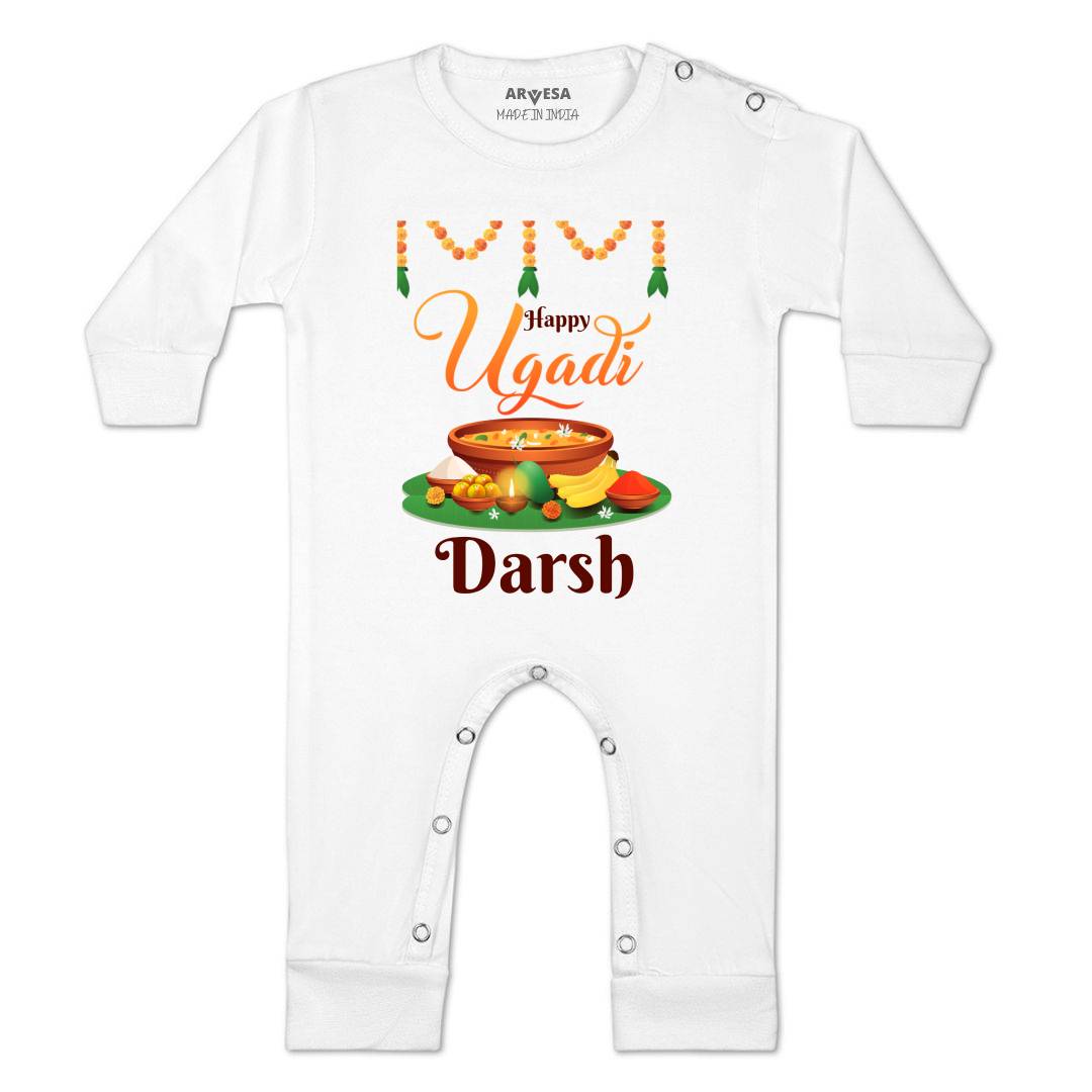 Arvesa Happy Ugadi Baby Boy & Girl Dress