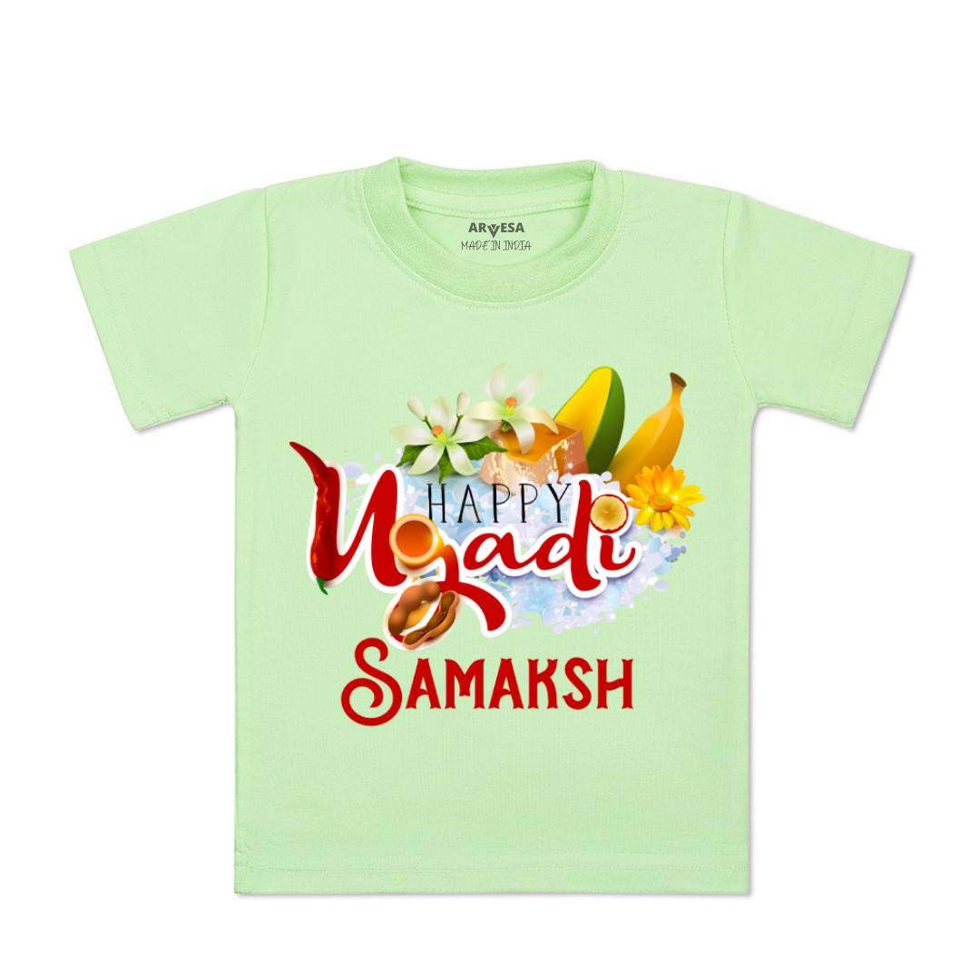 Arvesa Happy Ugadi Baby Boy & Girl Dress