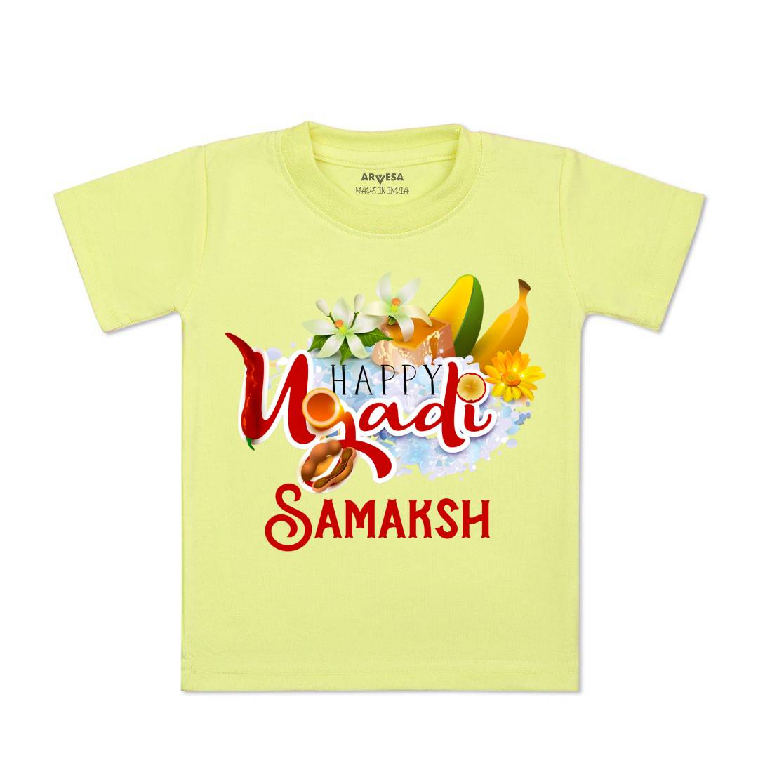 Arvesa Happy Ugadi Baby Boy & Girl Dress