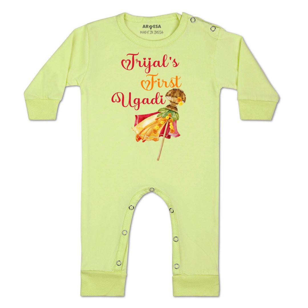 Arvesa My First Ugadi Baby Boy & Girl Dress