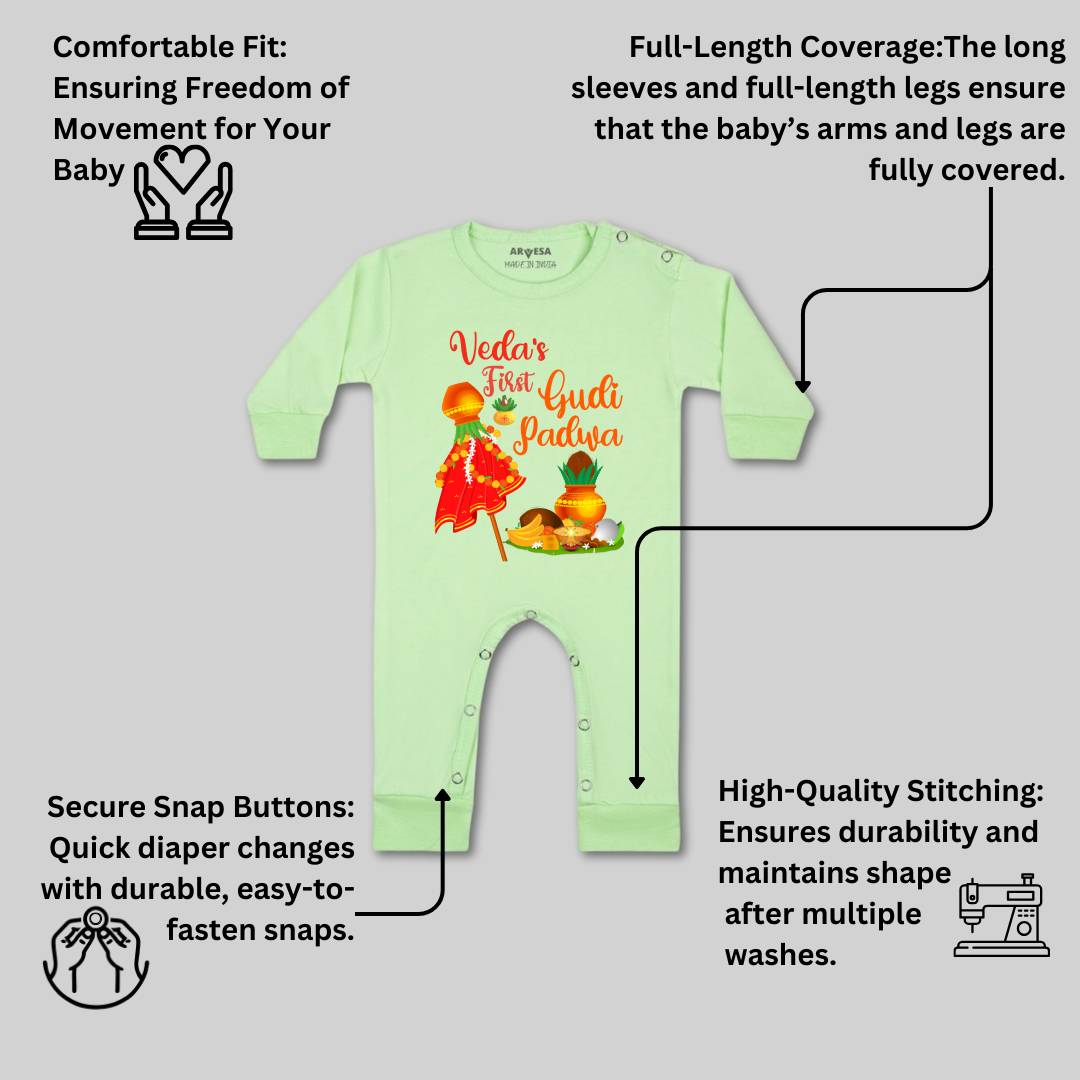 Arvesa My First Gudi Padwa Baby Boy & Girl Dress