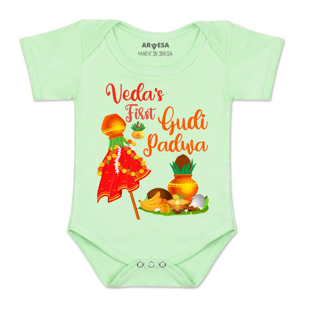 Arvesa My First Gudi Padwa Baby Boy & Girl Dress
