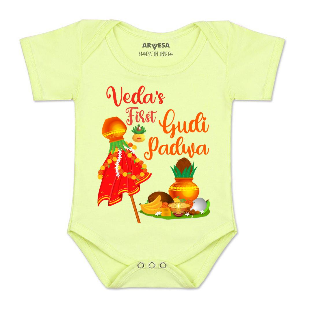 Arvesa My First Gudi Padwa Baby Boy & Girl Dress