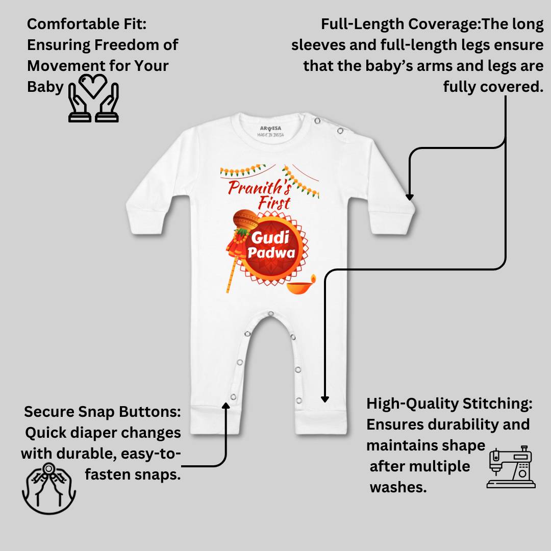Arvesa My First Gudi Padwa Baby Boy & Girl Dress