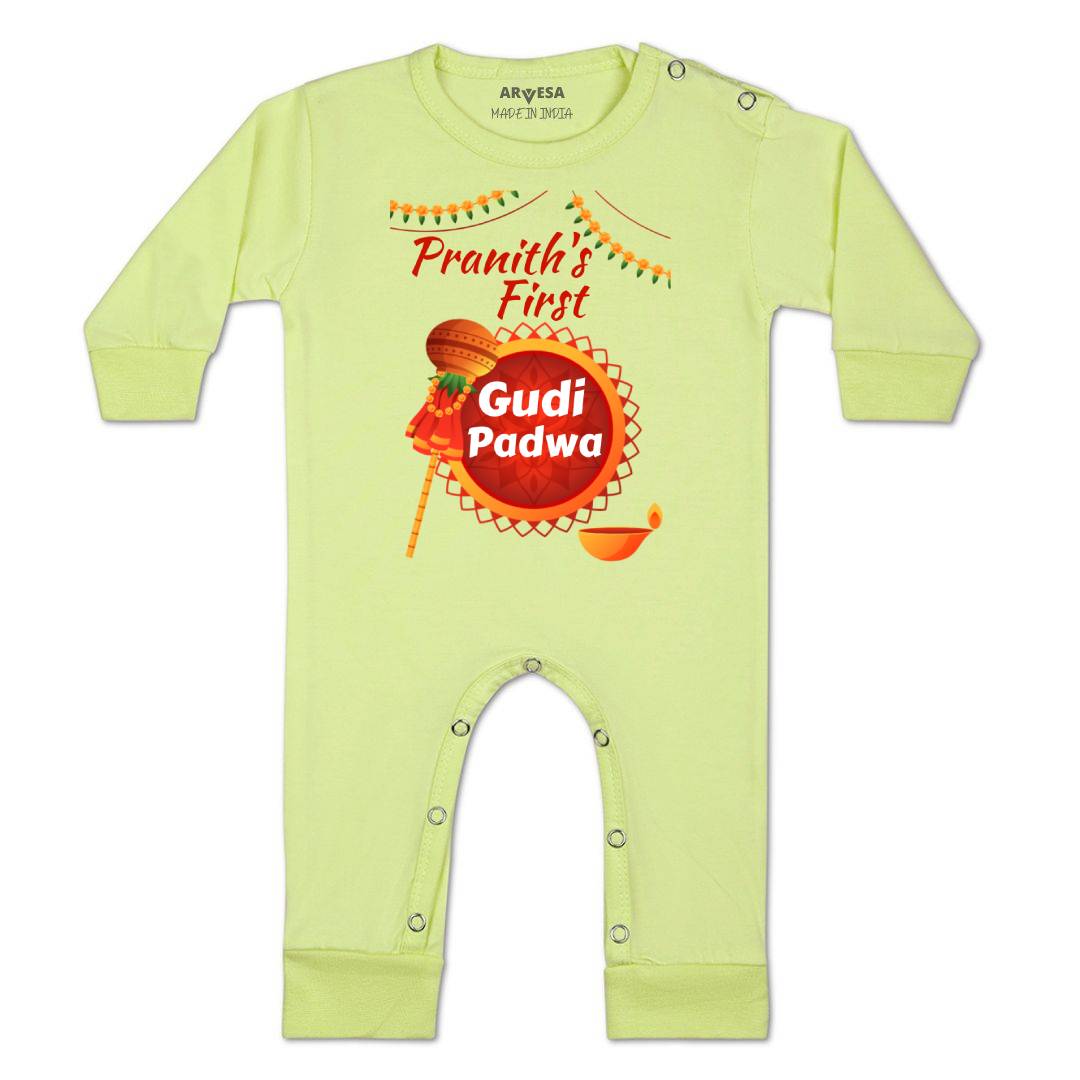 Arvesa My First Gudi Padwa Baby Boy & Girl Dress