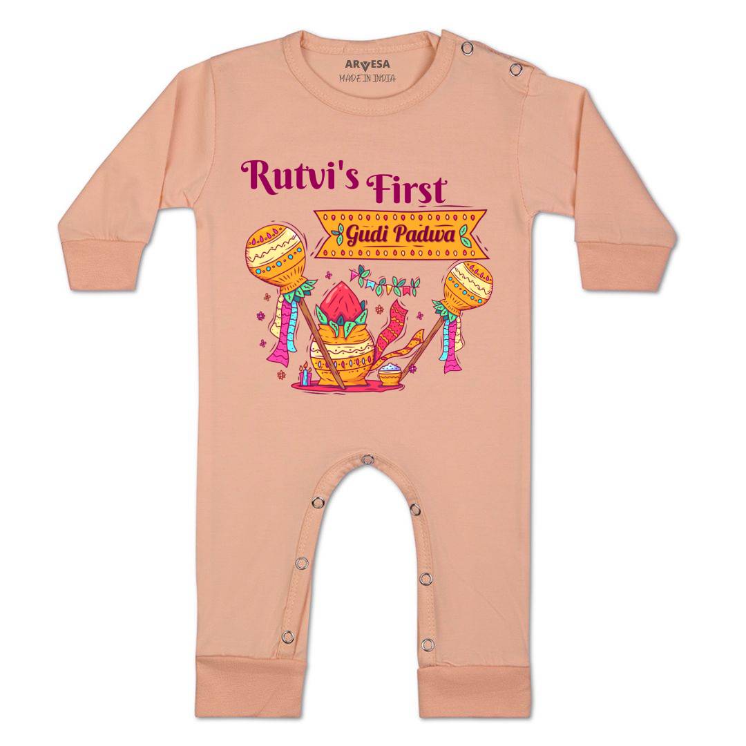 Arvesa My First Gudi Padwa Baby Boy & Girl Dress