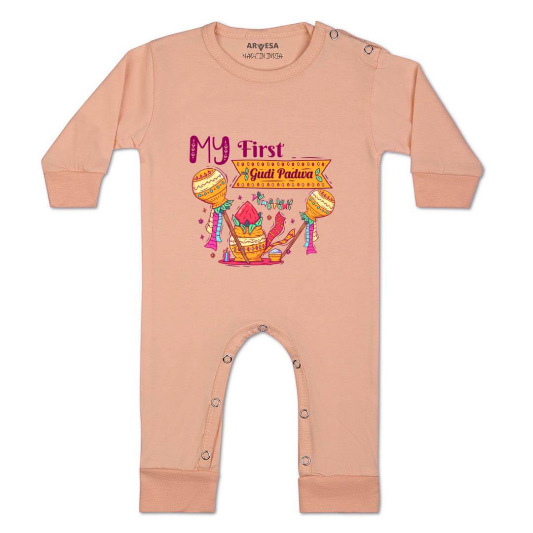 Arvesa Design-785 Gudi Padwa My First Baby Boy and Baby Girl Dress .