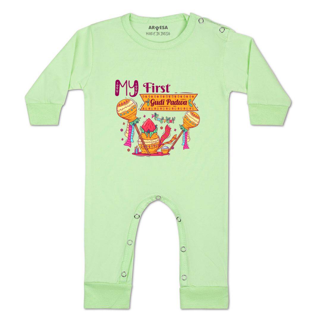 Arvesa Design-785 Gudi Padwa My First Baby Boy and Baby Girl Dress .