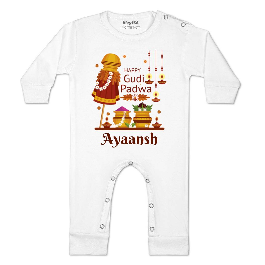 Arvesa Happy Gudi Padwa Baby Boy & Girl Dress