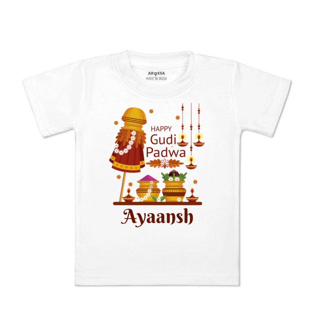 Arvesa Happy Gudi Padwa Baby Boy & Girl Dress