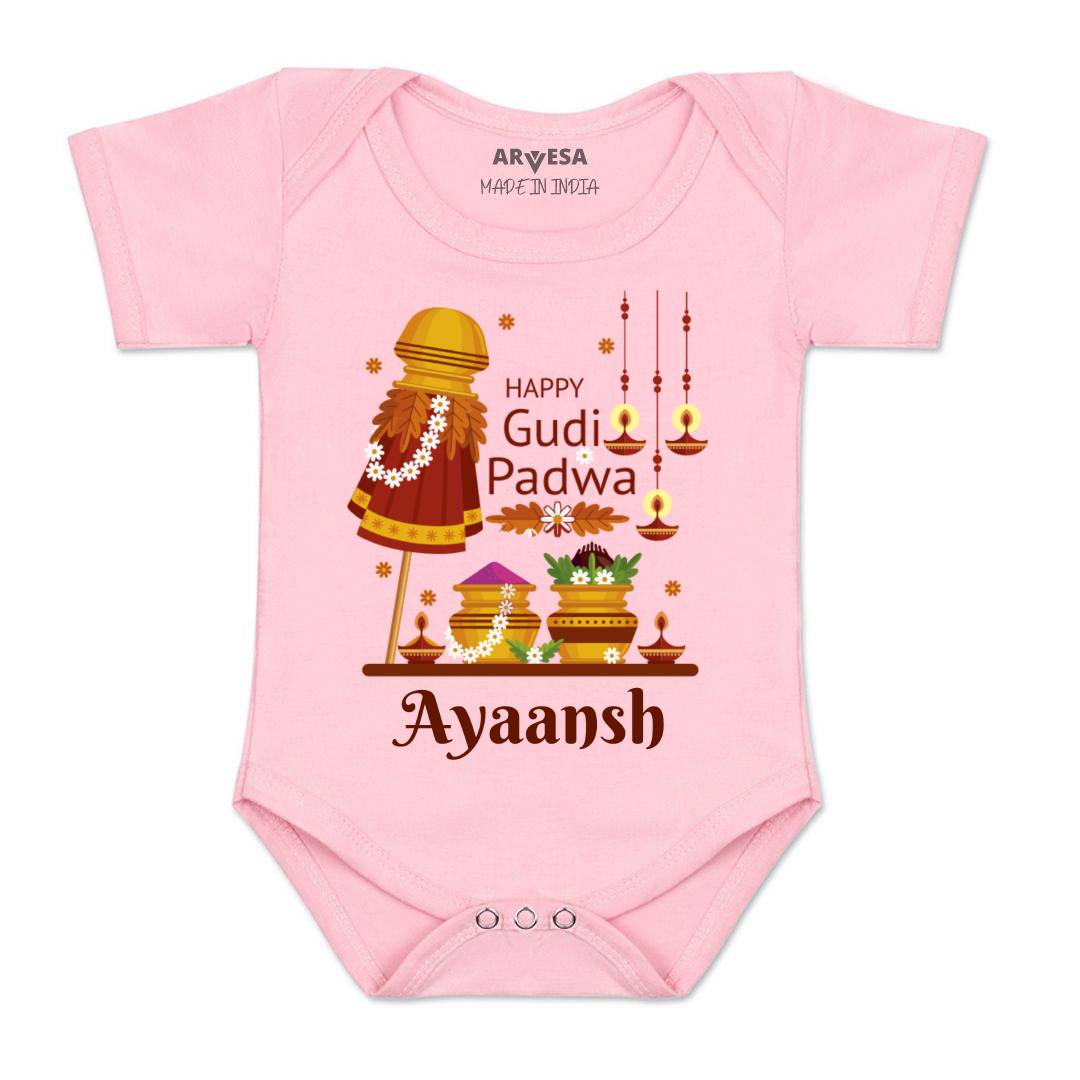 Arvesa Happy Gudi Padwa Baby Boy & Girl Dress