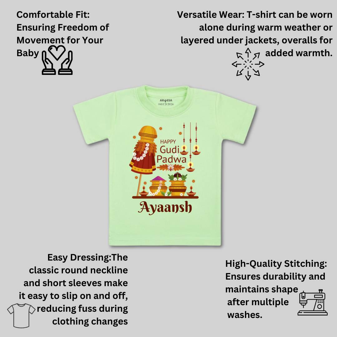 Arvesa Happy Gudi Padwa Baby Boy & Girl Dress