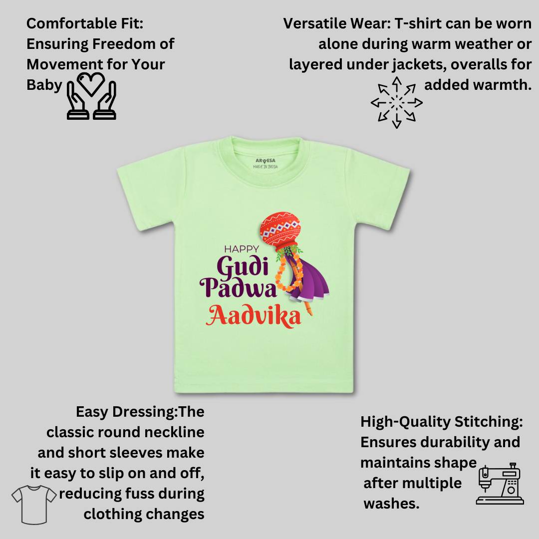 Arvesa Happy Gudi Padwa Baby Boy & Girl Dress