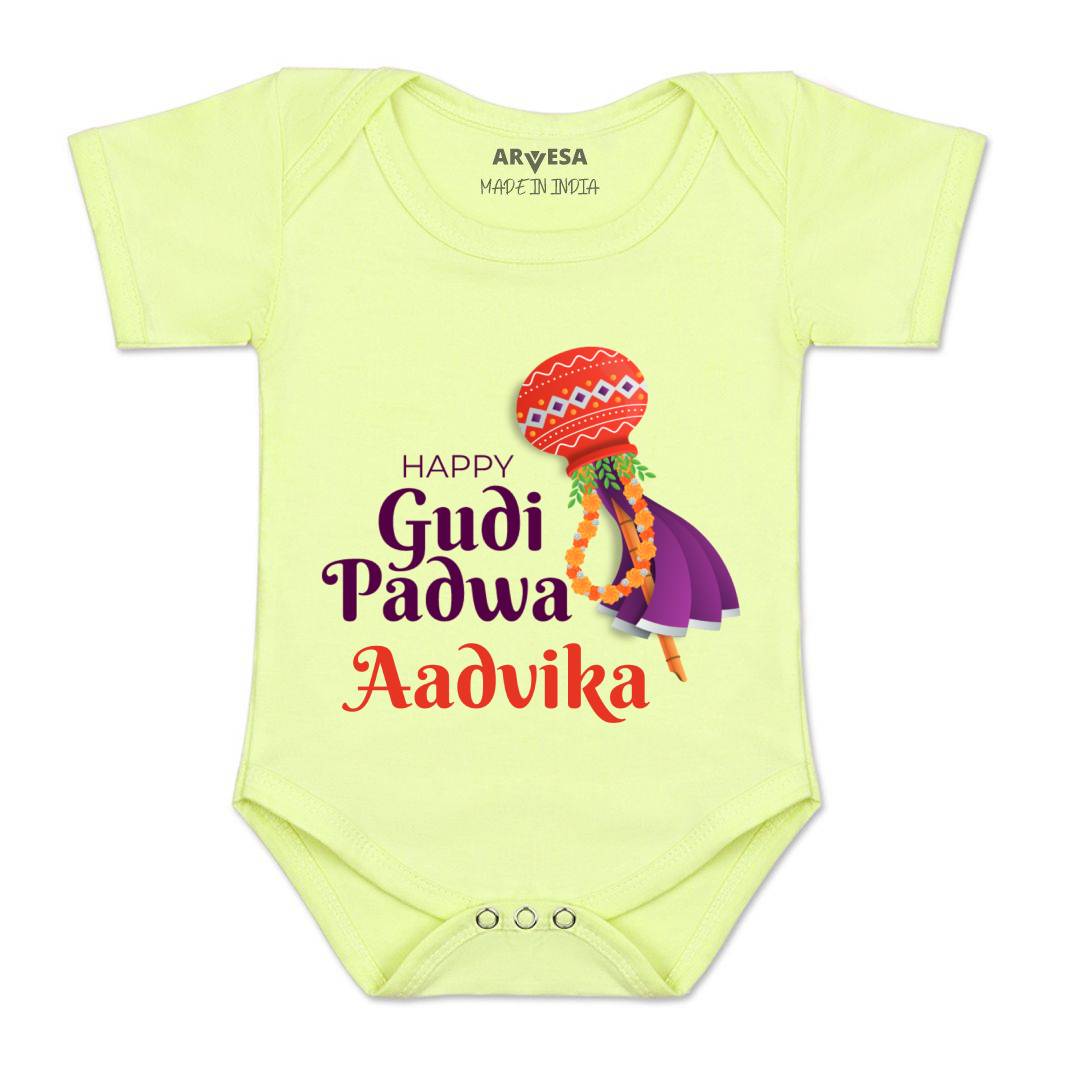 Arvesa Happy Gudi Padwa Baby Boy & Girl Dress