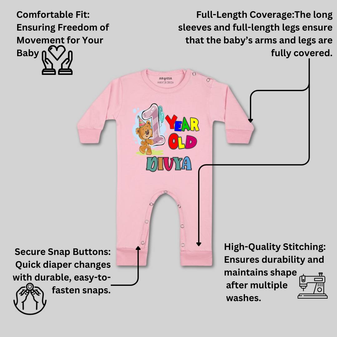 Arvesa One Year Birthday Baby Boy & Girl Dress