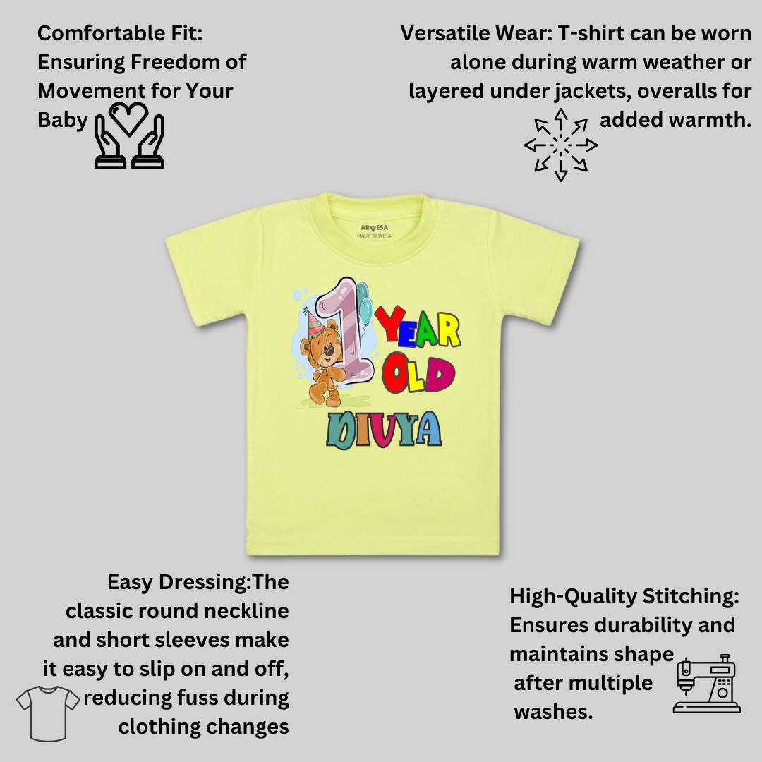 Arvesa One Year Birthday Baby Boy & Girl Dress