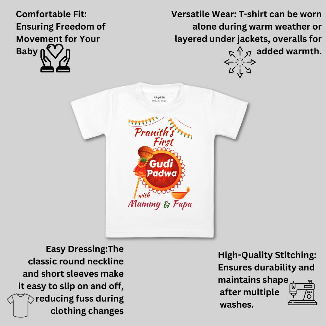 Arvesa My First Gudi Padwa Baby Boy & Girl Dress