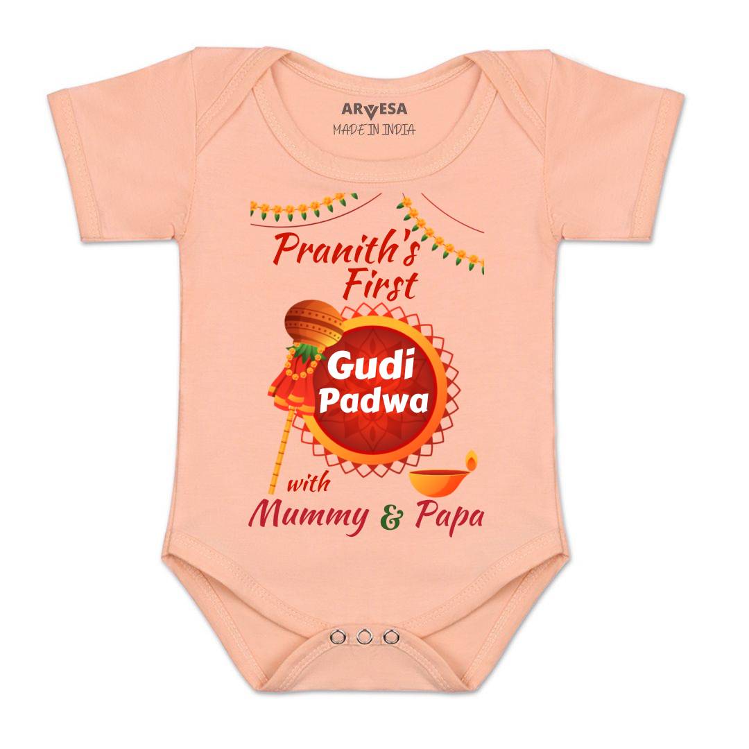 Arvesa My First Gudi Padwa Baby Boy & Girl Dress