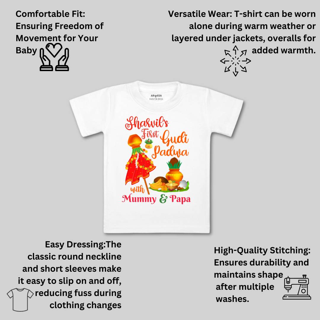 Arvesa My First Gudi Padwa Baby Boy & Girl Dress