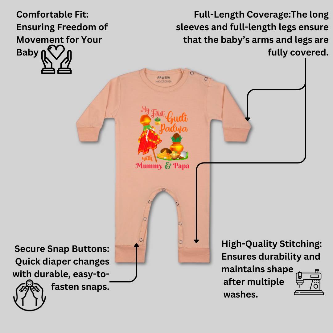 Arvesa Design-792 Gudi Padwa My First Baby Boy and Baby Girl Dress .