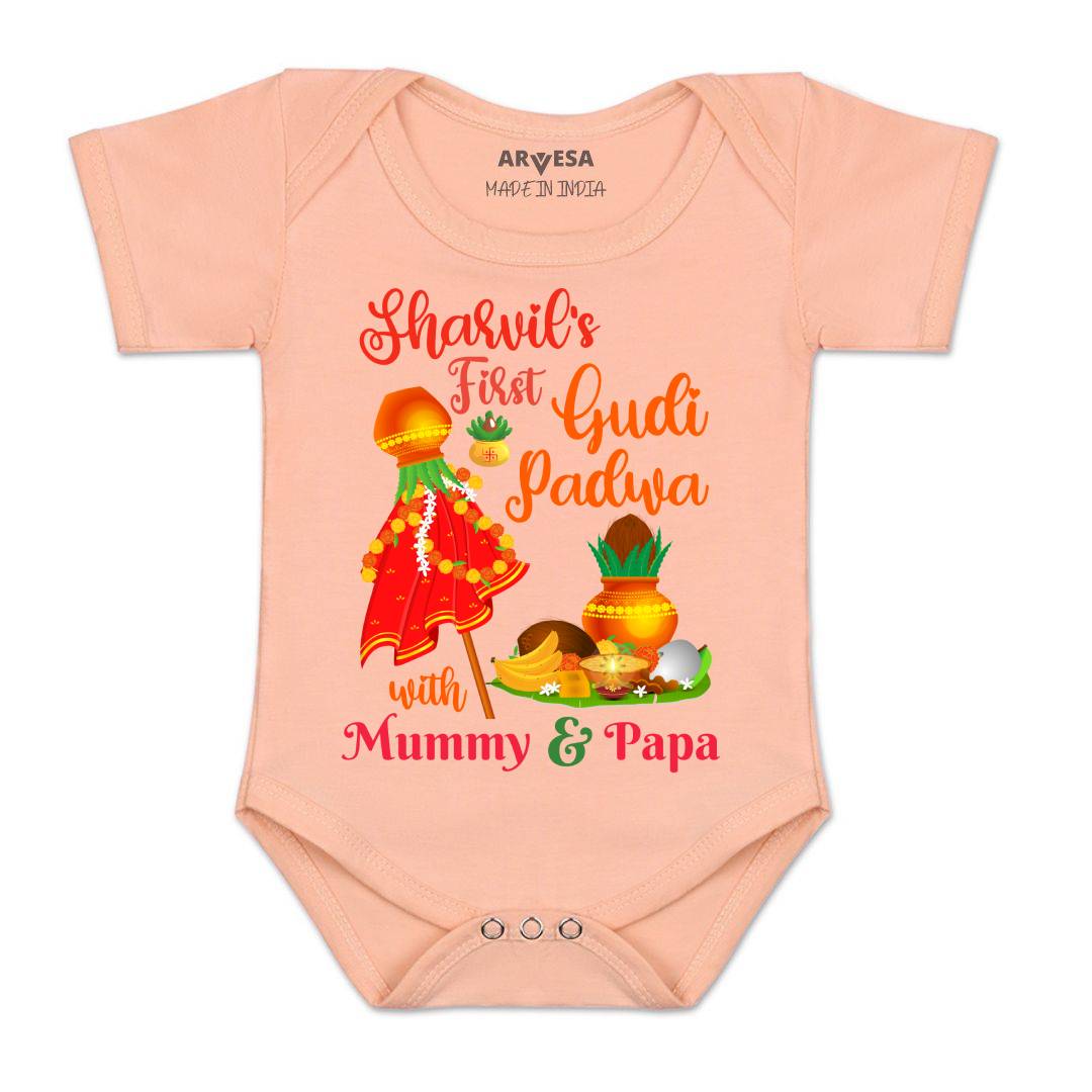Arvesa My First Gudi Padwa Baby Boy & Girl Dress
