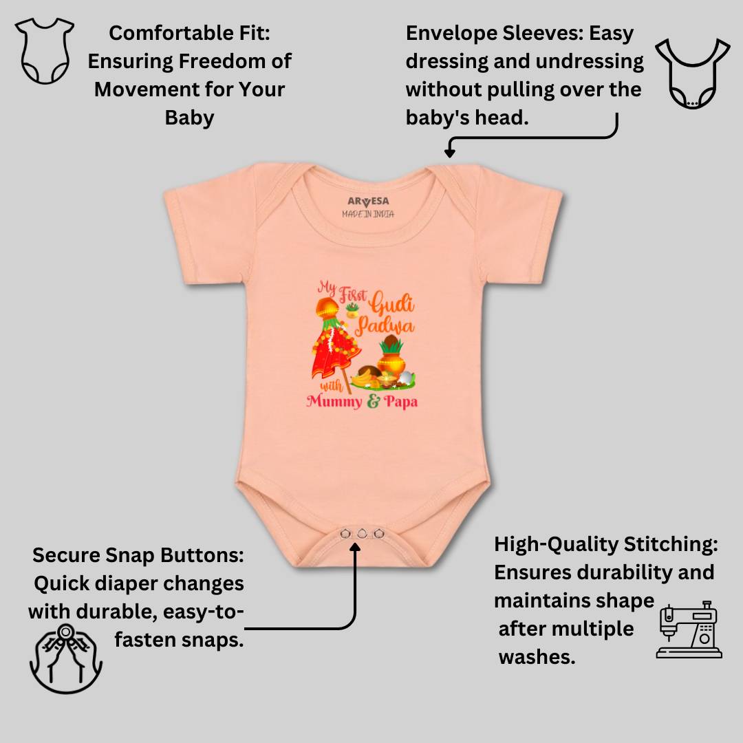 Arvesa Design-792 Gudi Padwa My First Baby Boy and Baby Girl Dress .