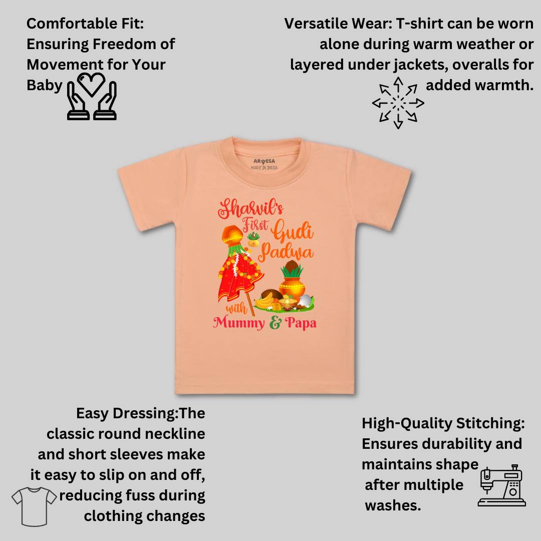Arvesa My First Gudi Padwa Baby Boy & Girl Dress