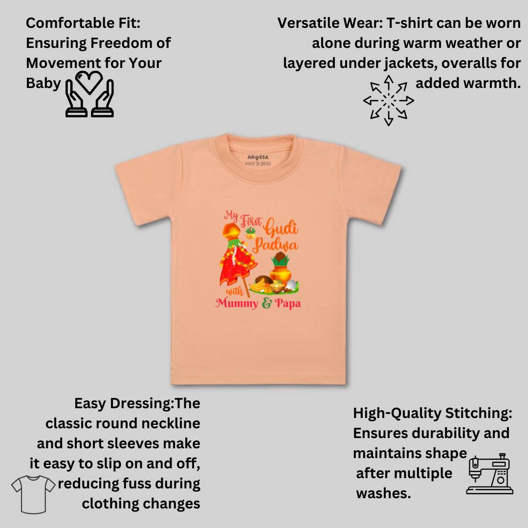 Arvesa Design-792 Gudi Padwa My First Baby Boy and Baby Girl Dress .