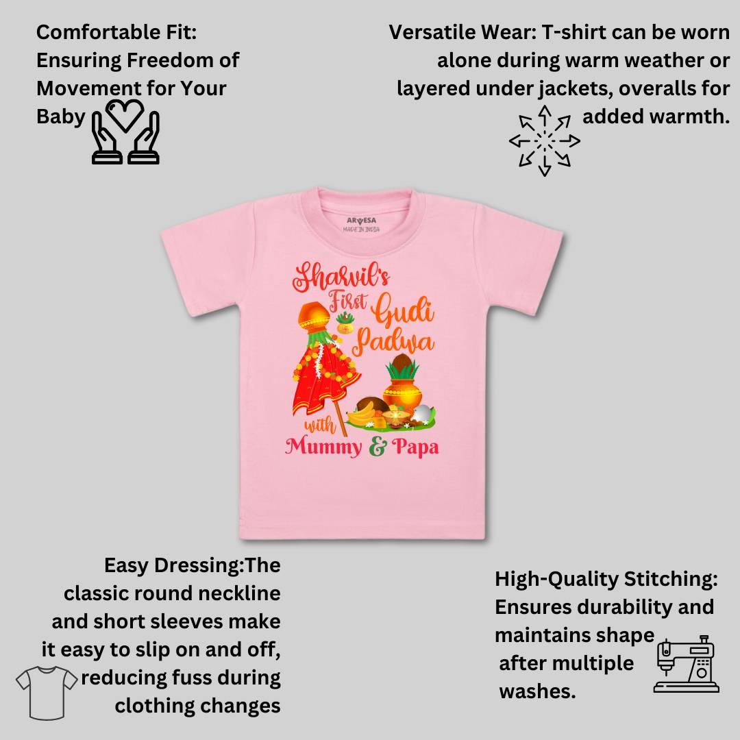Arvesa My First Gudi Padwa Baby Boy & Girl Dress
