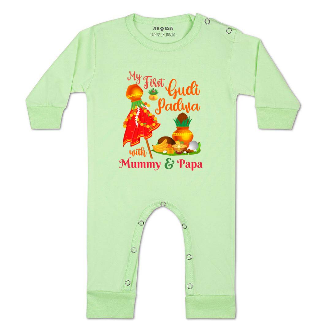 Arvesa Design-792 Gudi Padwa My First Baby Boy and Baby Girl Dress .