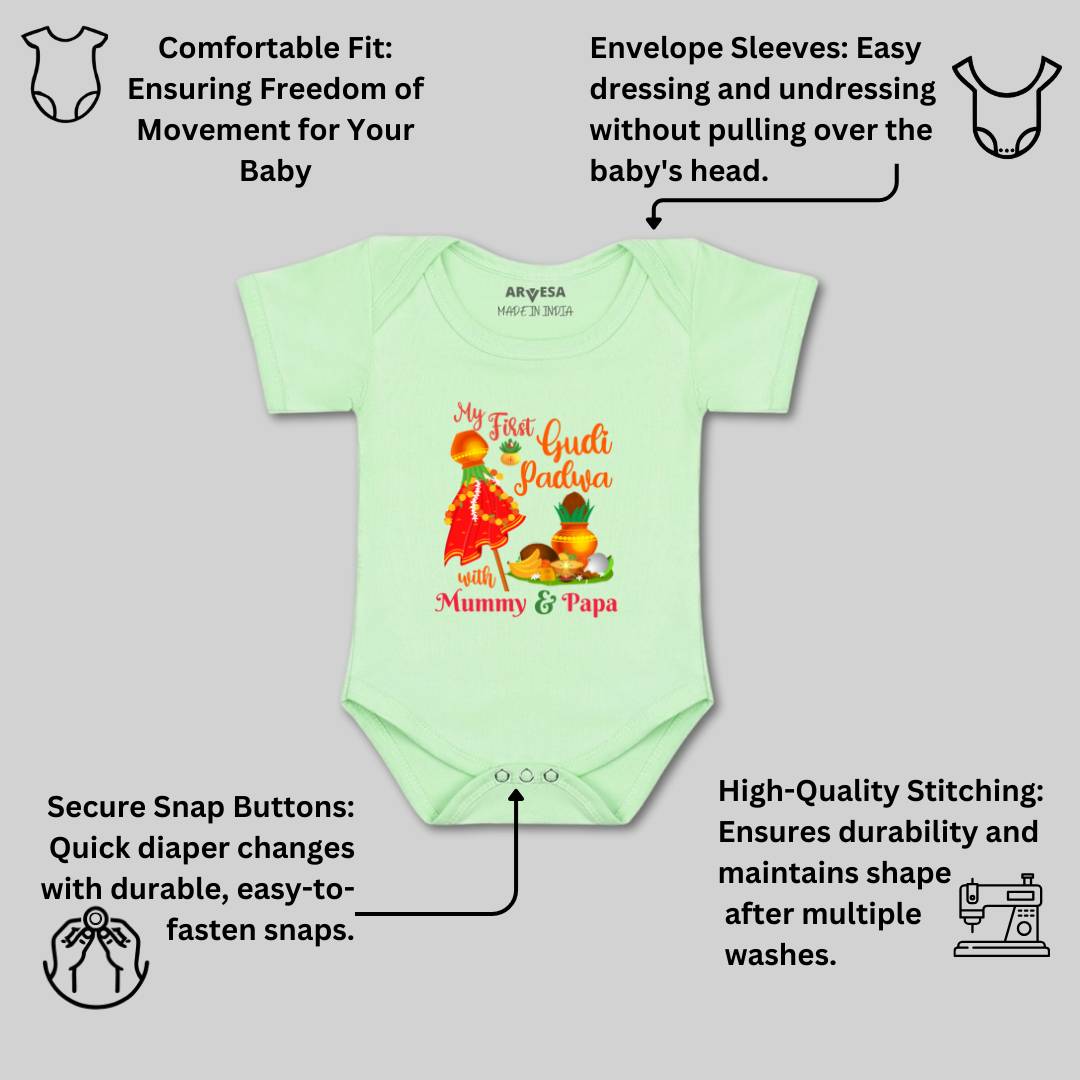 Arvesa Design-792 Gudi Padwa My First Baby Boy and Baby Girl Dress .