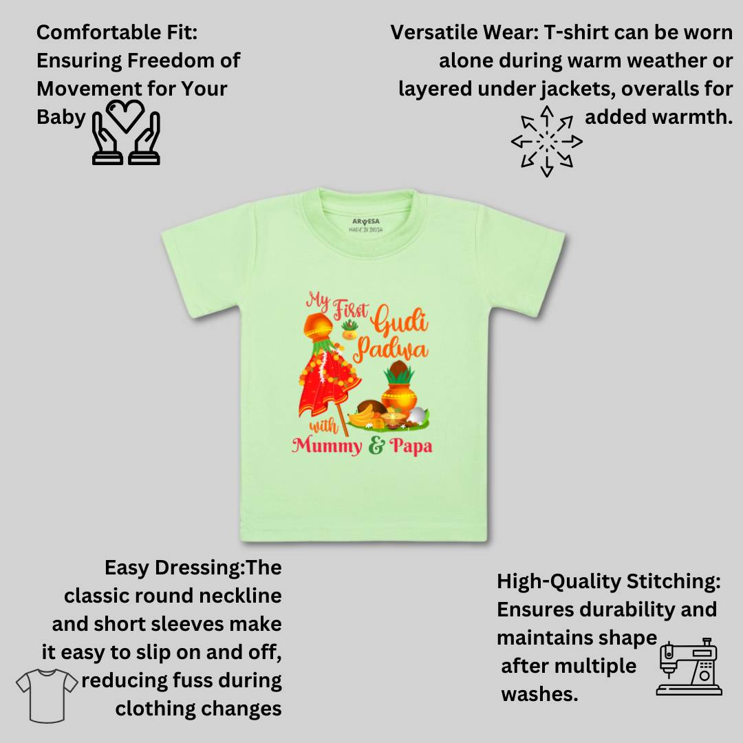Arvesa Design-792 Gudi Padwa My First Baby Boy and Baby Girl Dress .