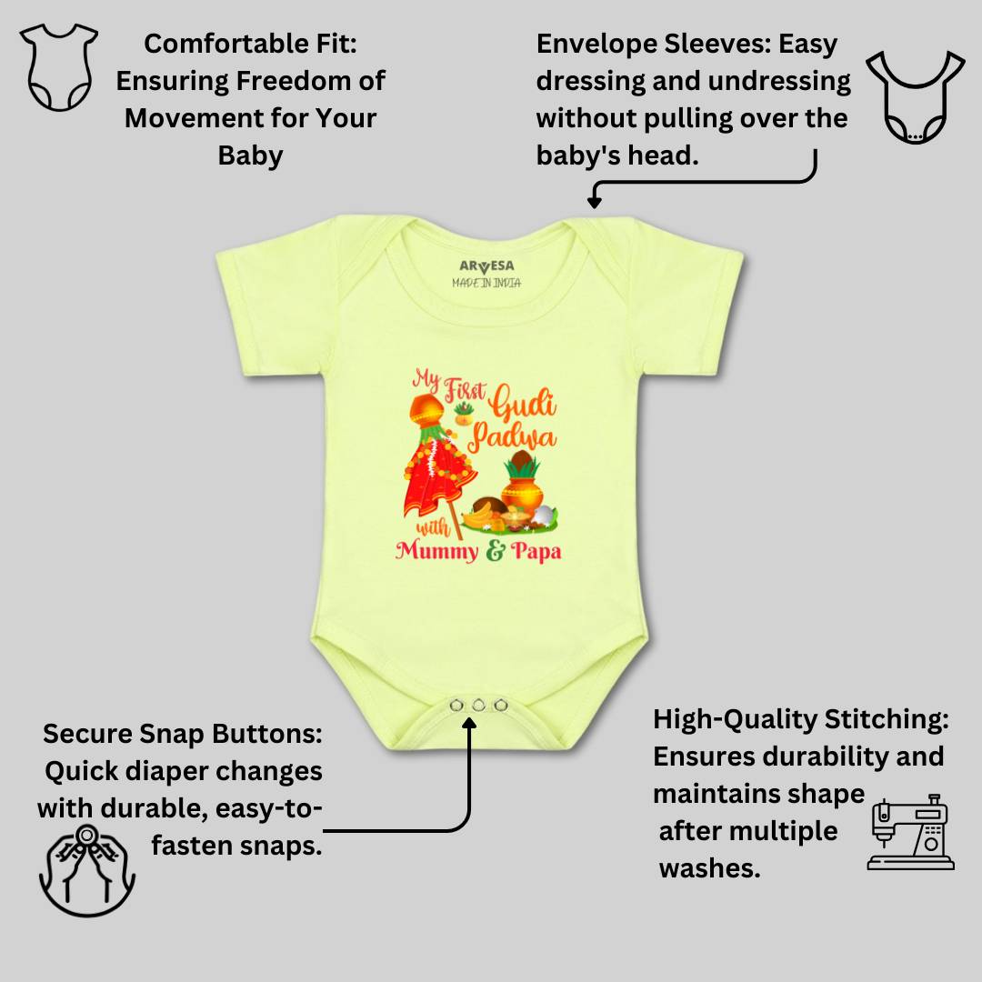 Arvesa Design-792 Gudi Padwa My First Baby Boy and Baby Girl Dress .