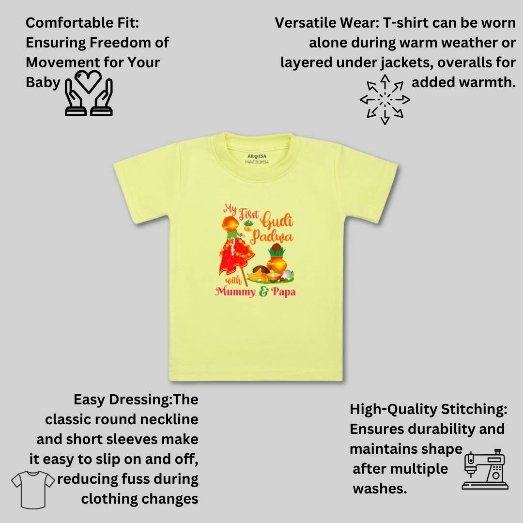 Arvesa Design-792 Gudi Padwa My First Baby Boy and Baby Girl Dress .