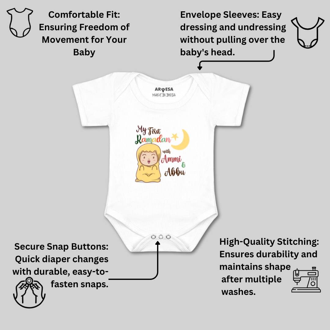 Arvesa Design-794 Ramadan My First Baby Boy and Baby Girl Dress .