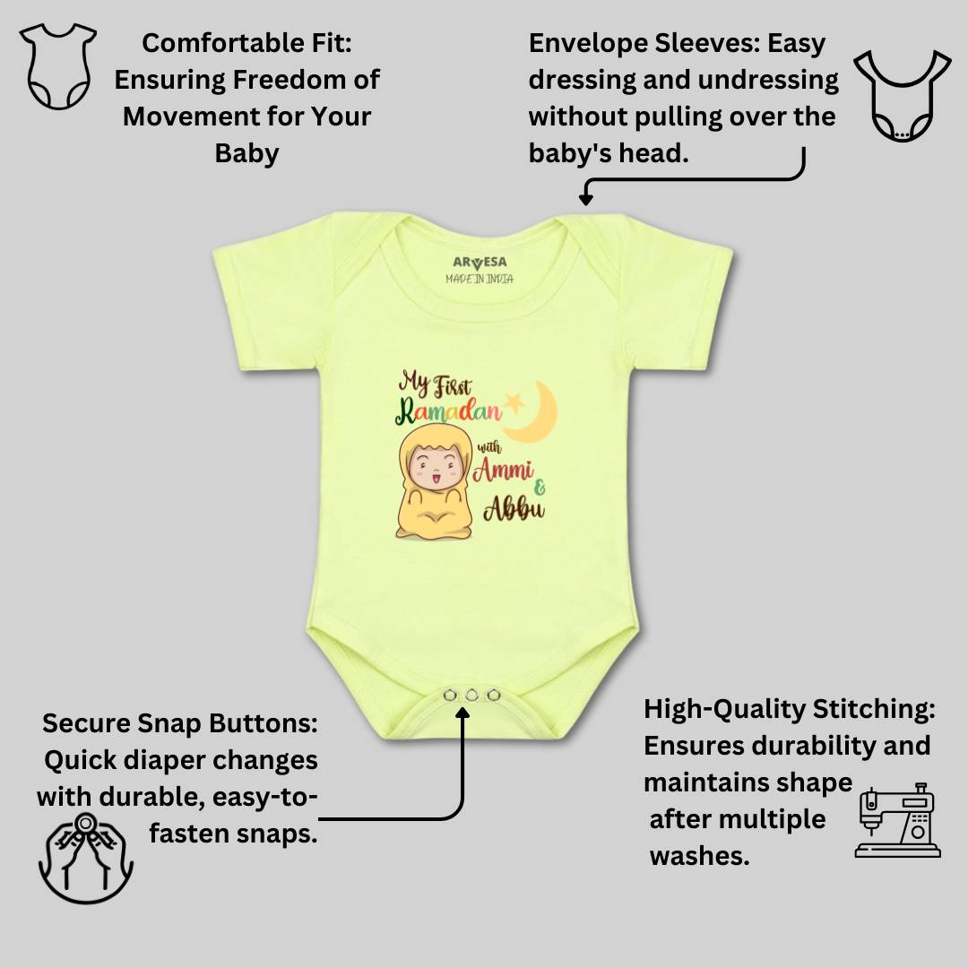 Arvesa Design-794 Ramadan My First Baby Boy and Baby Girl Dress .