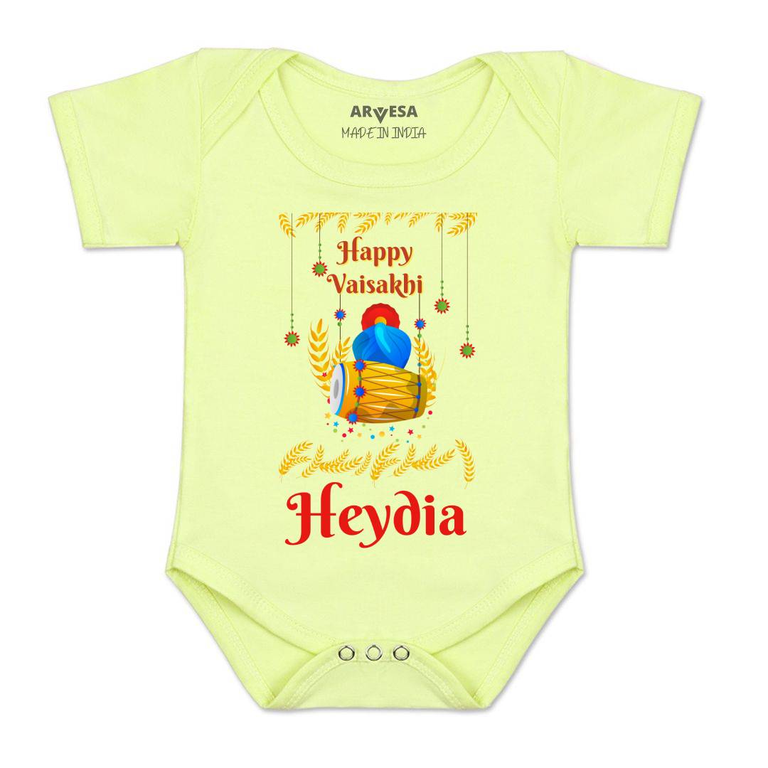 Arvesa Happy Baisakhi Baby Boy & Girl Dress