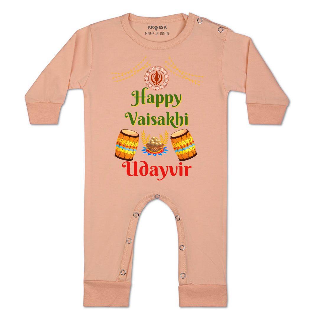 Arvesa Happy Baisakhi Baby Boy & Girl Dress