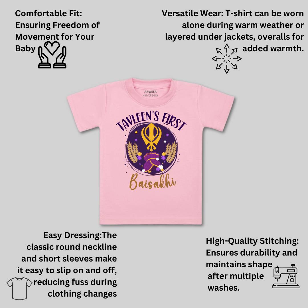 Arvesa My First Baisakhi Baby Boy & Girl Dress