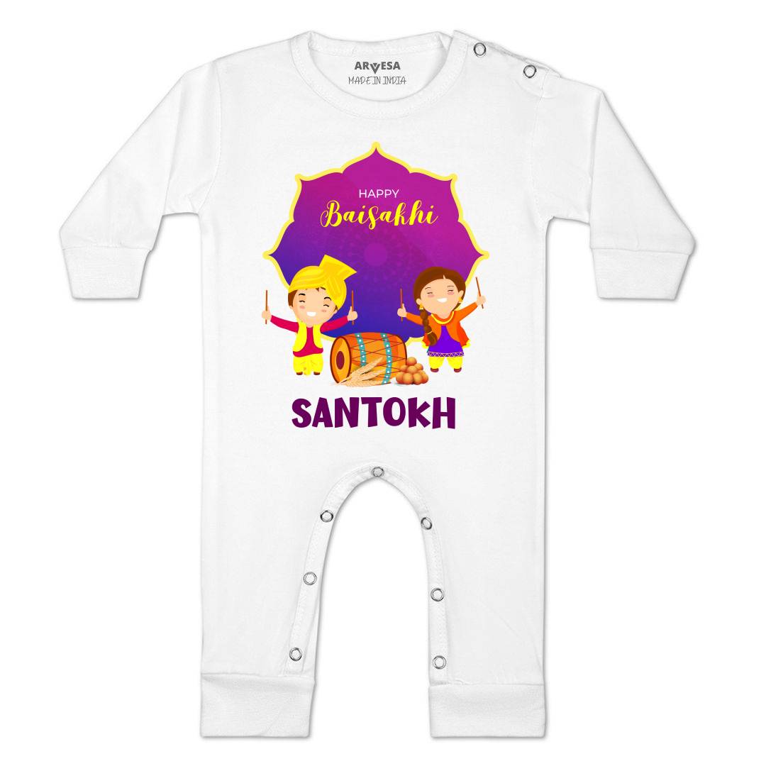 Arvesa Happy Baisakhi  Baby Boy & Girl Dress