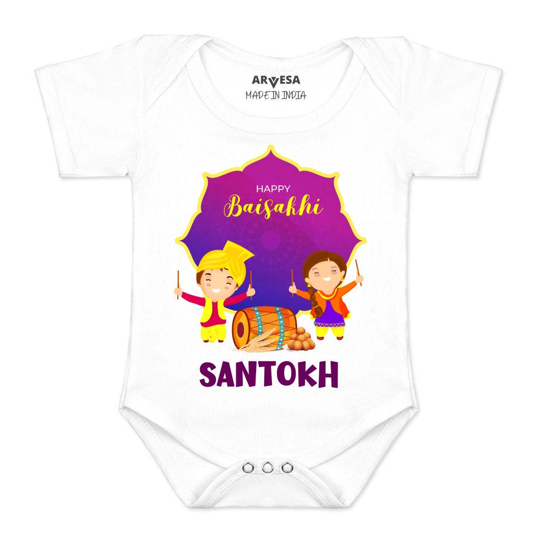 Arvesa Happy Baisakhi  Baby Boy & Girl Dress