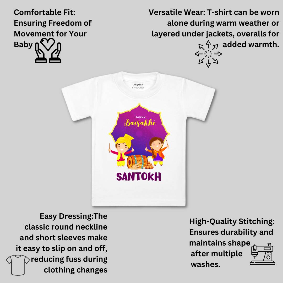 Arvesa Happy Baisakhi  Baby Boy & Girl Dress