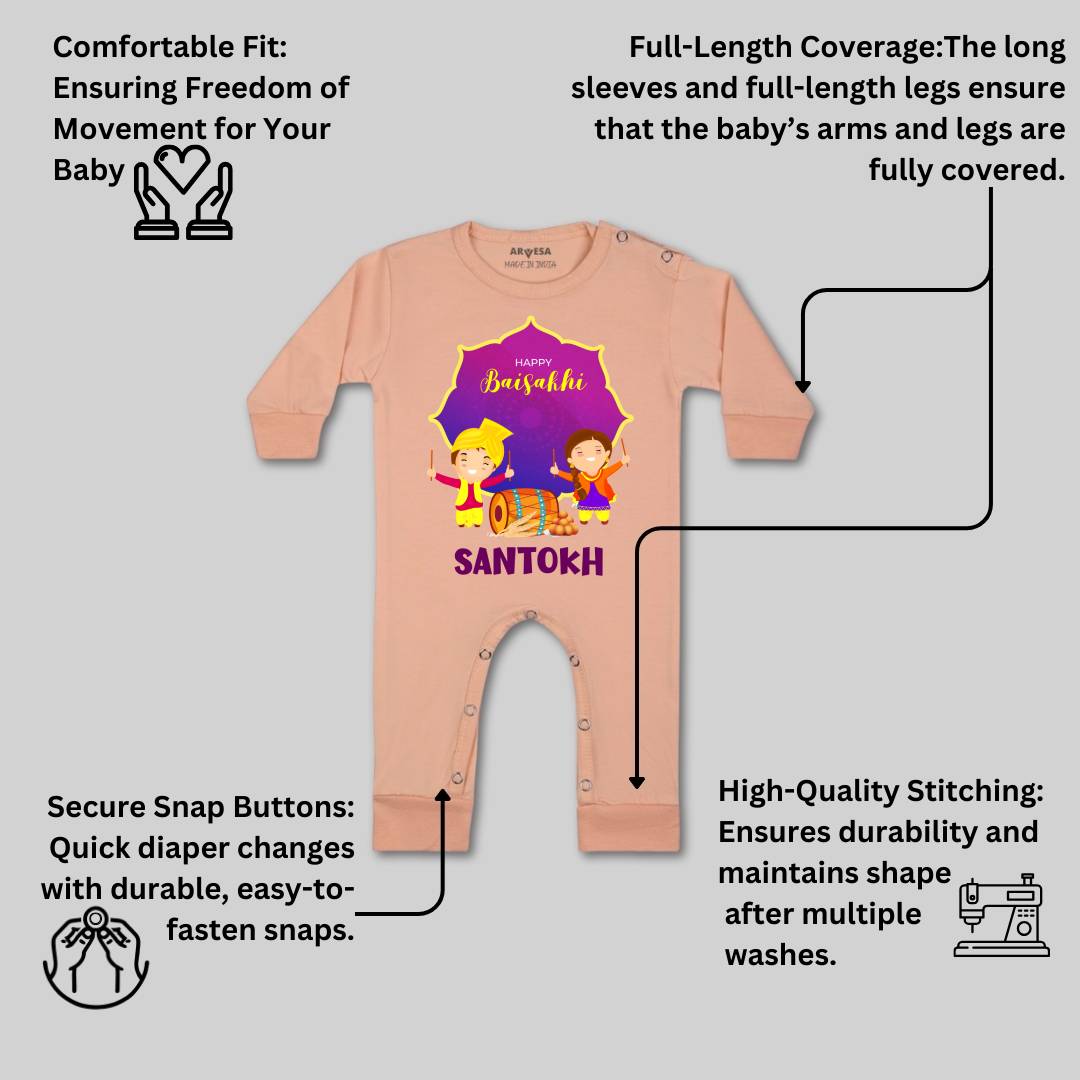 Arvesa Happy Baisakhi  Baby Boy & Girl Dress