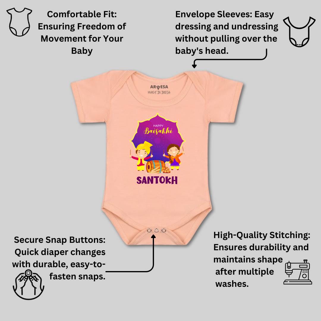 Arvesa Happy Baisakhi  Baby Boy & Girl Dress