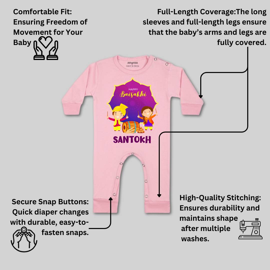 Arvesa Happy Baisakhi  Baby Boy & Girl Dress