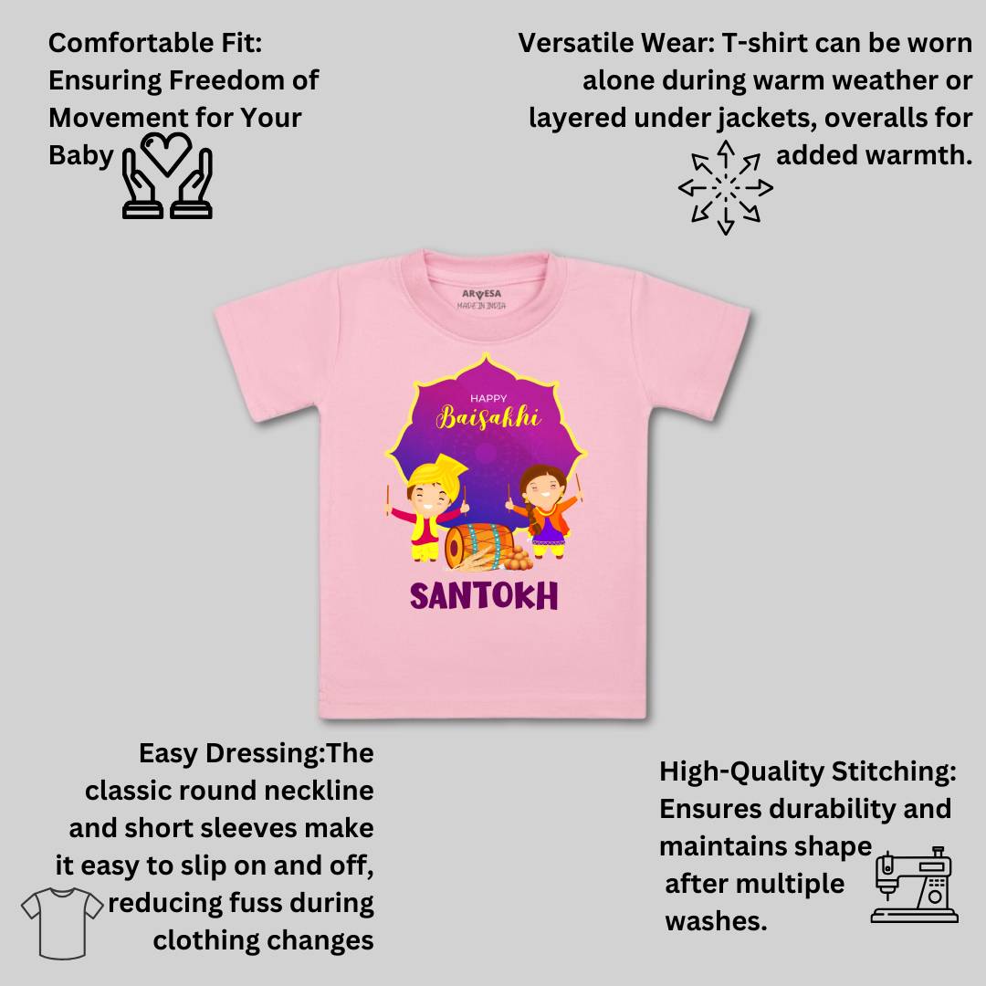 Arvesa Happy Baisakhi  Baby Boy & Girl Dress