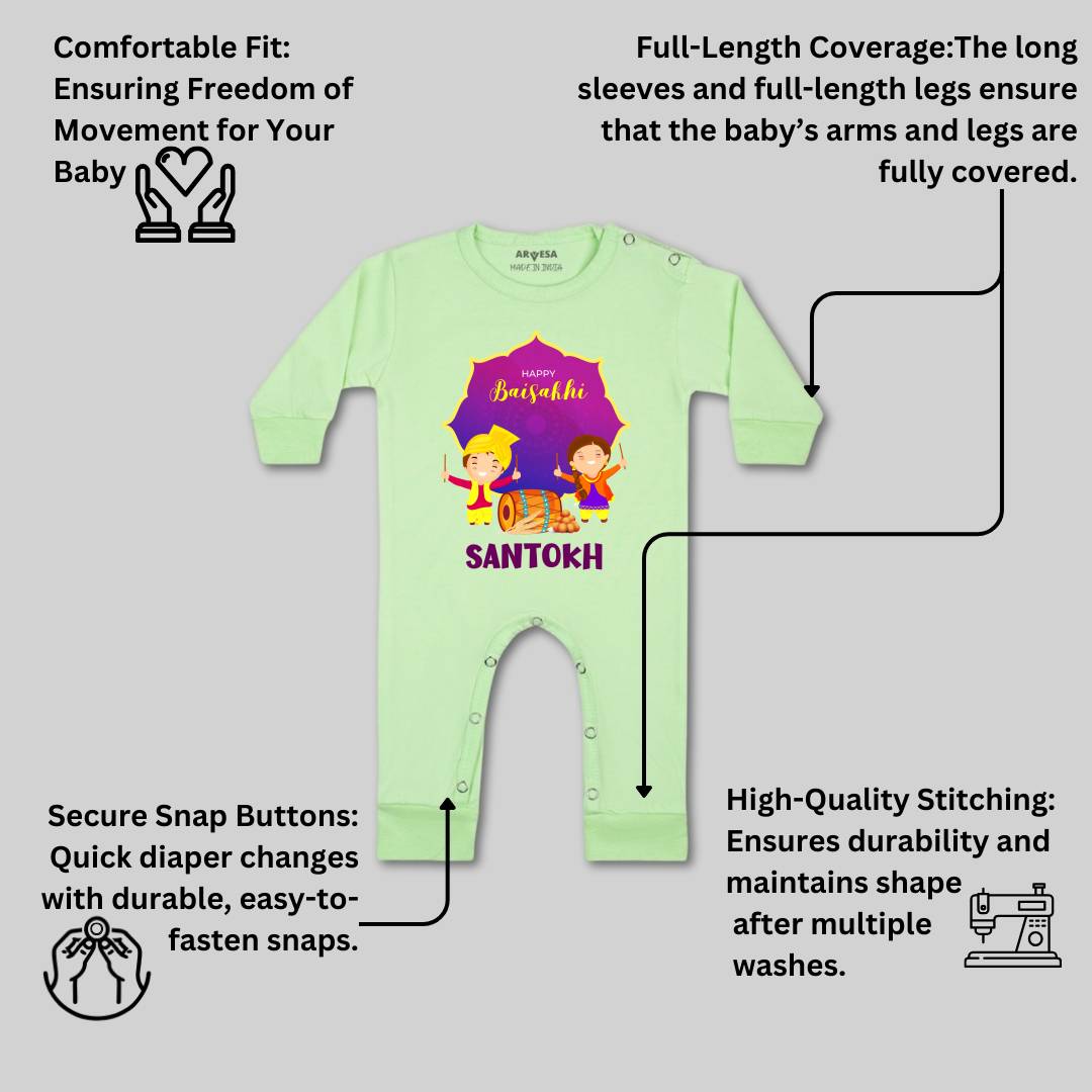 Arvesa Happy Baisakhi  Baby Boy & Girl Dress